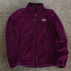 Women’s Purple North Face Zip-Up Jacket
